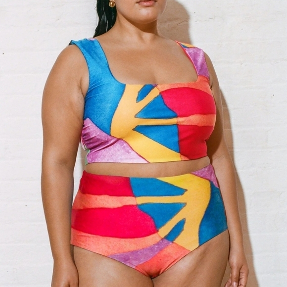 Mara Hoffman Other - Mara Hoffman abstract bikini 2x/3x